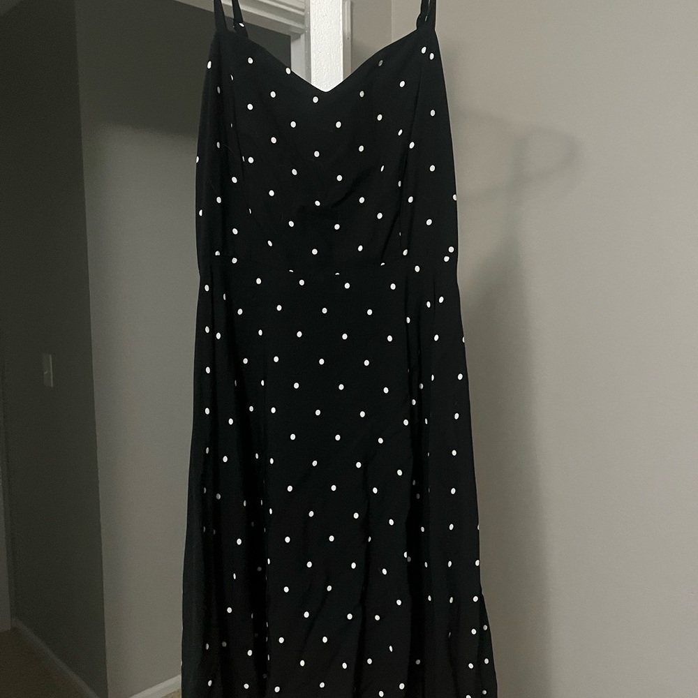 Old Navy Black and White Maxi Sundress